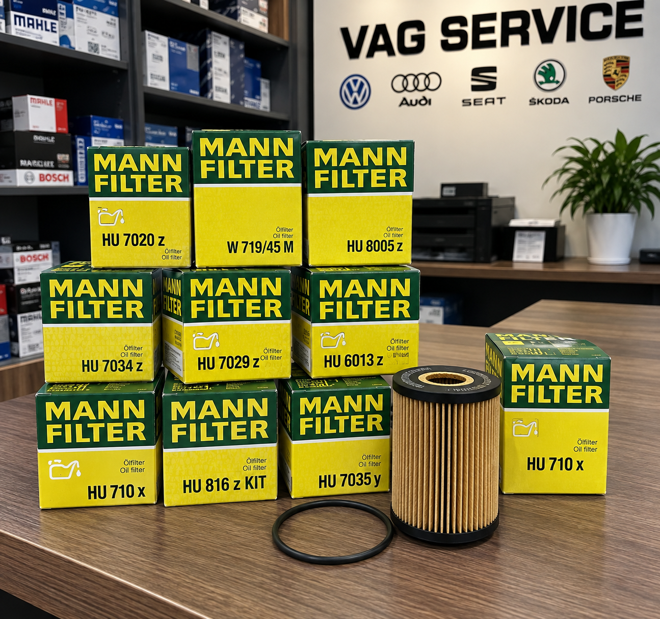 Масляные фильтры MANN-FILTER в наличии 🔧