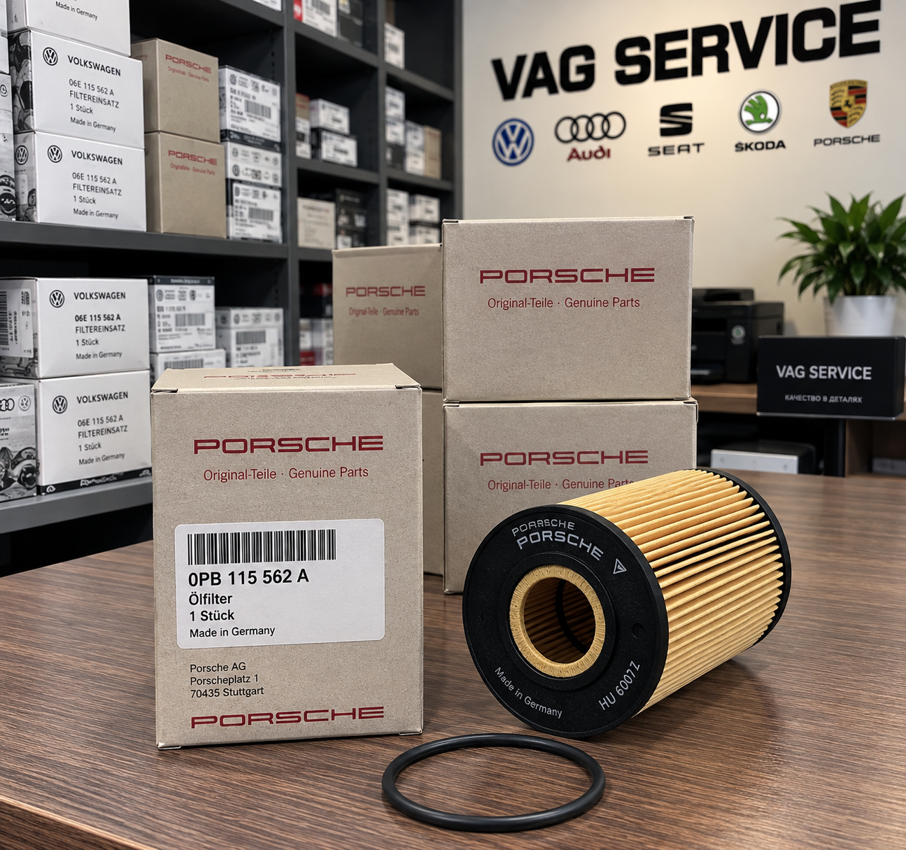 Оригинальные масляные фильтры Porsche в наличии 🔧
