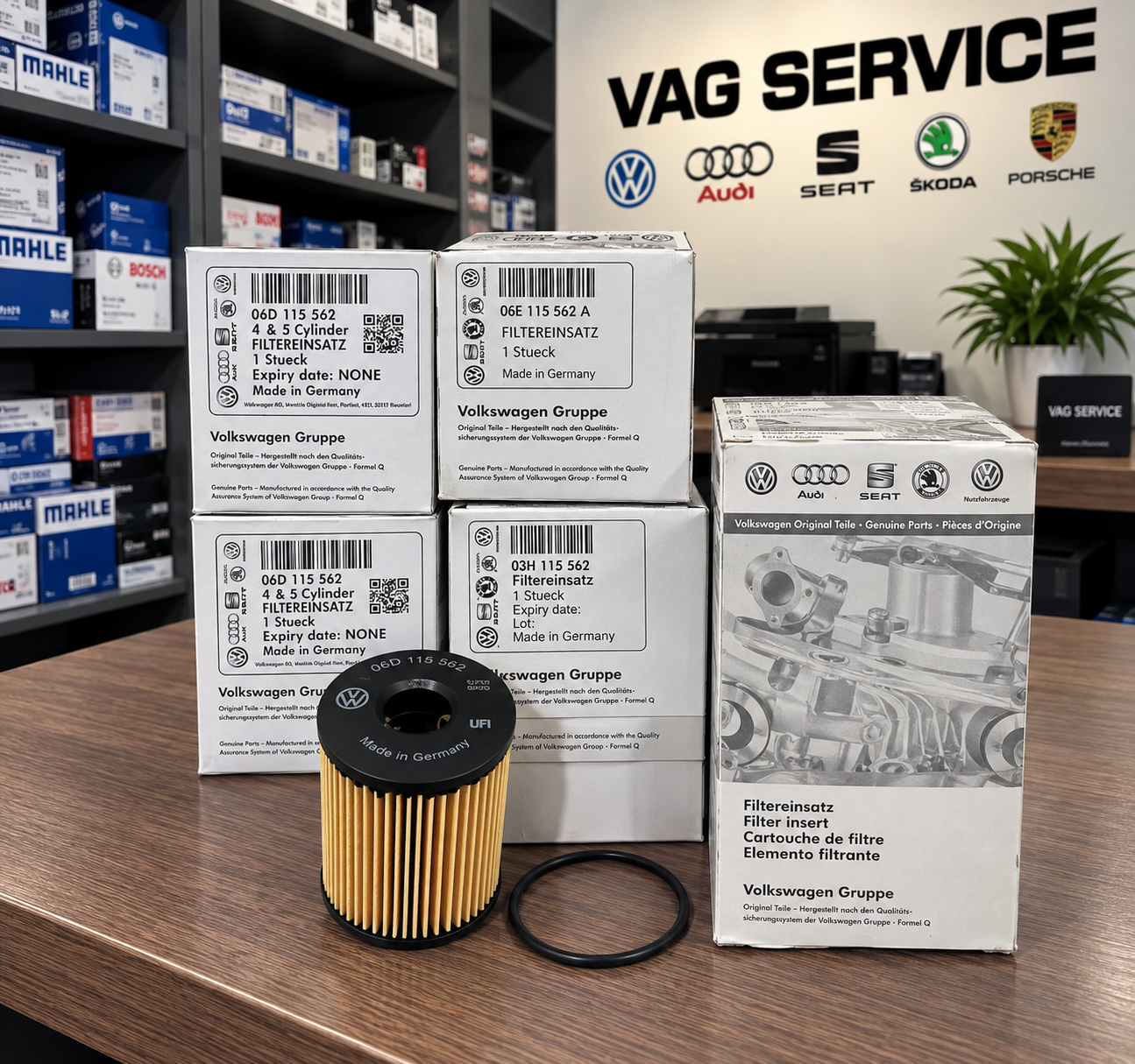 Оригинальные масляные фильтры VAG в наличии 🔧